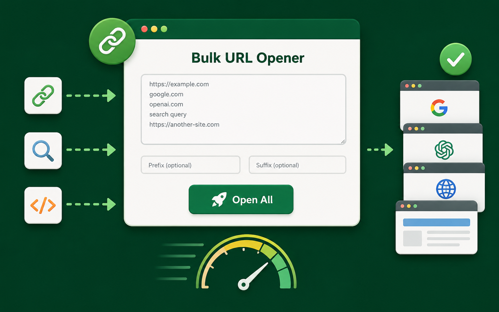 Bulk URL Opener Tool